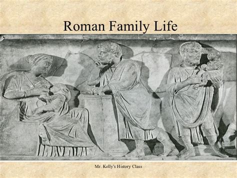 roman family life family  ancient rome