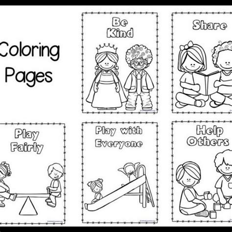 classroom rules coloring pages  getdrawings