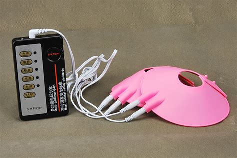 Female Electro Shock Breast Stimulation Paster Electric Shock Massagers