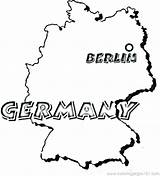 Coloring Pages Germany German Getcolorings sketch template