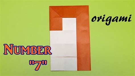 paper number  origami number  tutorial easy youtube