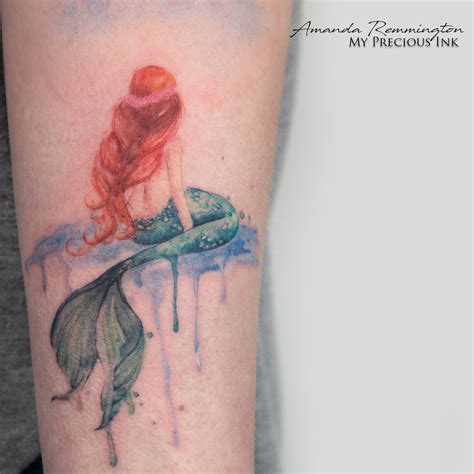 Watercolor Mermaid Tattoo At Explore Collection Of