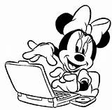 Mouse Minnie Coloring Drawings Pages Print Printable Popular sketch template