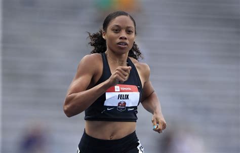 allyson felix is just happy to be at the u s track and field