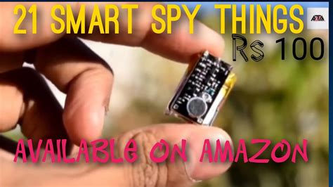 21 Smart Spy Things Available On Amazon Spy Gadget In Rs1000 ₹500 ₹100