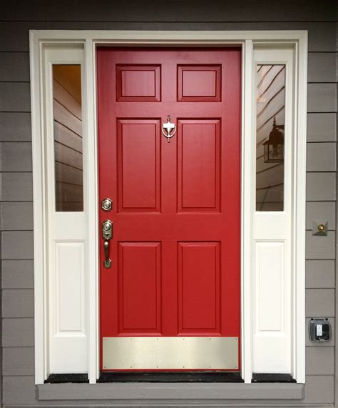 red paint  front door pimphomee
