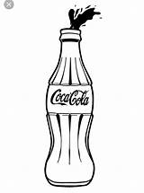 Coca Coke Soda Botella Cocacola Flasche Botellas Doodle Zeichnen Malen Kupit Nado Handgezeichnete Logos Ausmalbilder Botol Clipartmag Clipground Pluspng Drucken sketch template