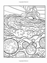 Coloring Pages Adults Creative Books Adult Celestial Book Galaxy Haven Skyscapes Jessica Para Colouring Colorear Dibujos Space Páginas Mazurkiewicz Dover sketch template