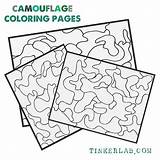Camouflage Coloring Pages Kids Choose Board Printable Elementary Own Worksheets sketch template