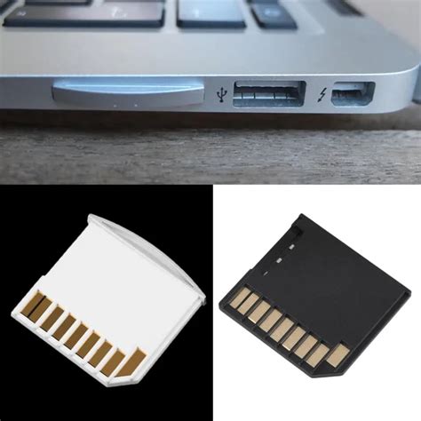 portable mini short sdhc tf sd card adapter flash drive  macbook air