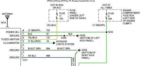 ford  radio wiring harness diagram pictures wiring collection