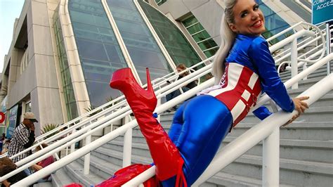 sexy lady captain america cosplay superhero cosplay 2016