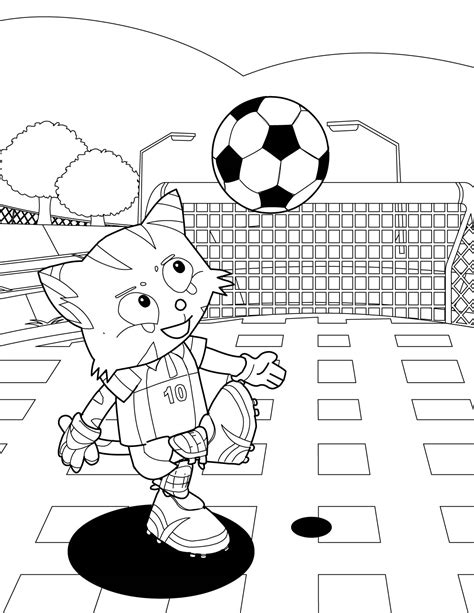 soccer coloring pages  coloringkidsorg