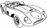 Ferrari Coloring Car Pages Classic Drawing Printable 1957 Trc Color sketch template