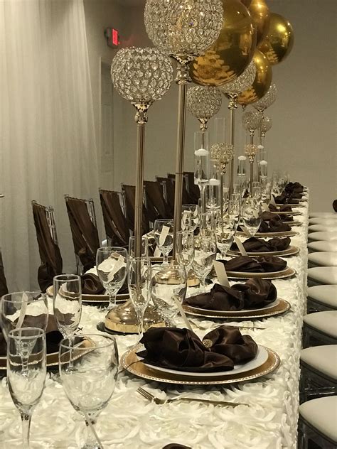elegant dinner party table decor