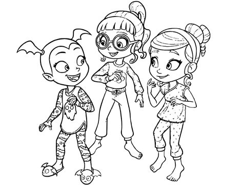 vampirina coloring pages  coloring pages  kids