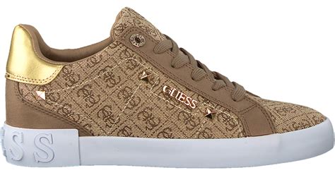 beige guess lage sneakers puxly omoda