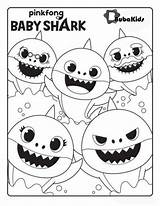 Shark Coloring Baby Pages Pinkfong Family Crayola Grandma Printable Grandpa Para Bubakids Mama Papa Swim Colorir Desenhos Imprimir Kids Print sketch template