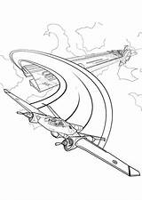 Coloring Pages Tron Legacy Airplane Escape Luna Di Color sketch template