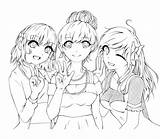 Bff Coloring Pages Girls Cute Printable Kids Adults Template sketch template