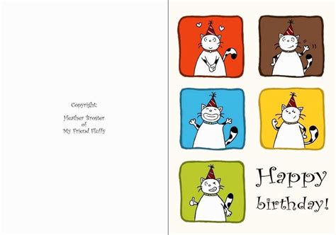 funny birthday card template  printable cards design templates