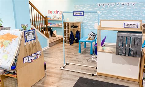 airport airplane dramatic play center  preschoolers