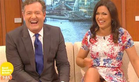 susanna reid flashes her knickers in sexy floral dress on gmb