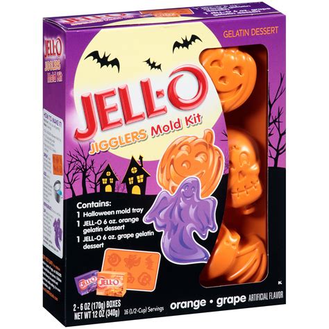 jell  jigglers halloween mold kit  oz box walmartcom