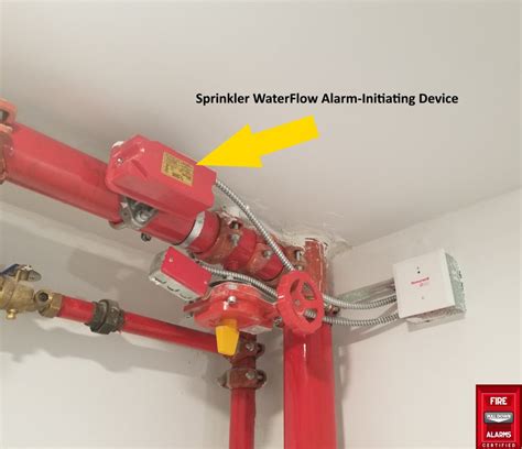 water flow switch activation fire alarms certified
