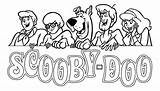 Doo Scooby Scoobydoo Dooby Camion sketch template