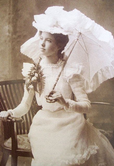 lady with parasol ca 1900 by shawn vintage portraits edwardian