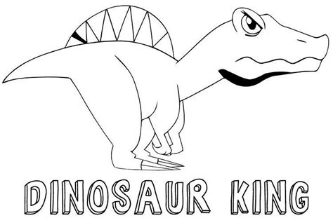 dinosaur king coloring pages  barry morrises coloring pages