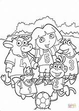 Coloring Pages Team Soccer sketch template