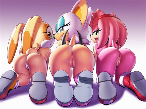 rule 34 2018 3girls all fours amy rose anthro anus