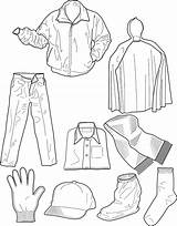 Winter Colouring Pages Clothing Printable Sheet sketch template