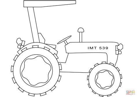 simple tractor coloring page  printable coloring pages paginas