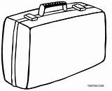 Suitcase Coloring Getcolorings Printable Getdrawings sketch template