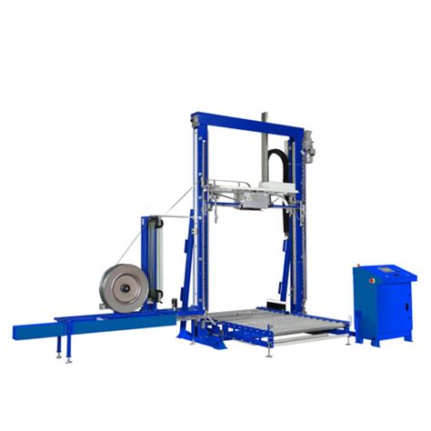 fully automatic top seal vertical pallet strapping machine