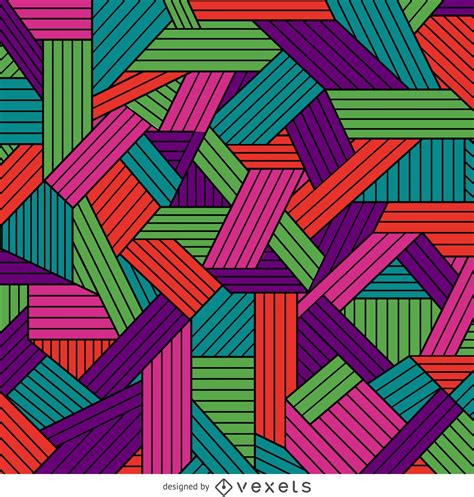 color ornamental geometric pattern vector