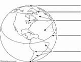 Label Earth English French Worksheet Pole North Spanish Arctic Circle Grade Printable Enchantedlearning Equator Hemisphere Labeling Northern Southern Worksheets Below sketch template
