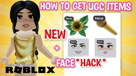 😱⚠️how To Get The New Roblox Faces New Golden Eyes Face Hack