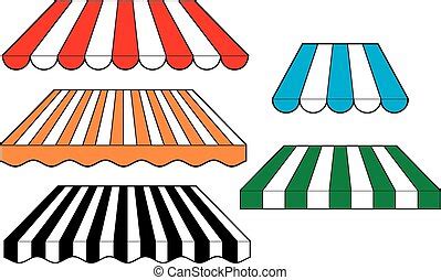 awnings clip art vector  illustration  awnings clipart vector eps images