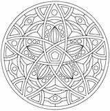 Coloriage Difficile Mandala Imprimer sketch template