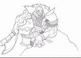 Magic Gathering Coloring Pages Planeswalker sketch template