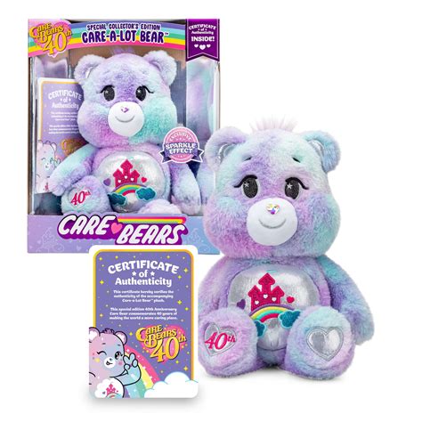 care bears care  lot bear  anniversary plush special collectors