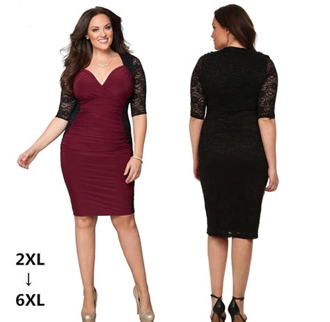2017 large size 6xl women dress women s plus size sweet leah lace dress