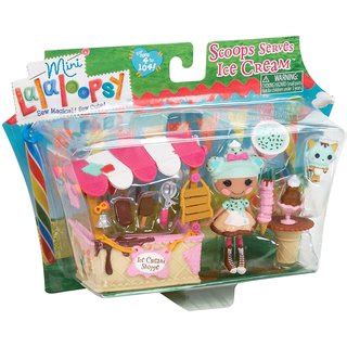 mini lalaloopsy playsets asst wave  scoops serves ice cream