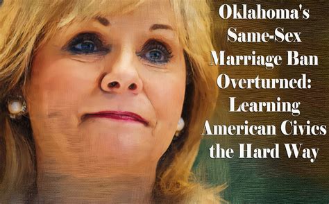 oklahoma s same sex marriage ban overturned learning american civics