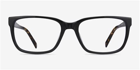 Demo Rectangle Black Glasses For Men Eyebuydirect
