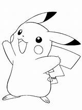 Pikachu Coloring Pages Pokemon Kids Print Coloriage Printable Colouring Sheets Cartoons Choose Board sketch template